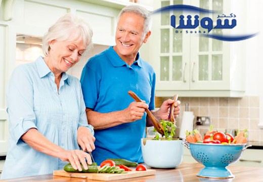 نقش غذا خوردن در فرآیند پیری