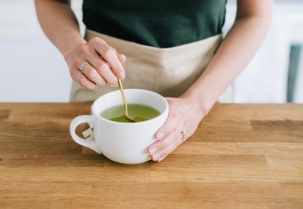 درمان خانگی کبد چرب با چای سبز
