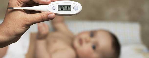 شیاف برای تب کودکان : اندازه گیری تب کودکان با تب سنج