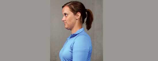 ورزش برای گردن درد : قرار گرفتن گردن در حالت طبیعی 